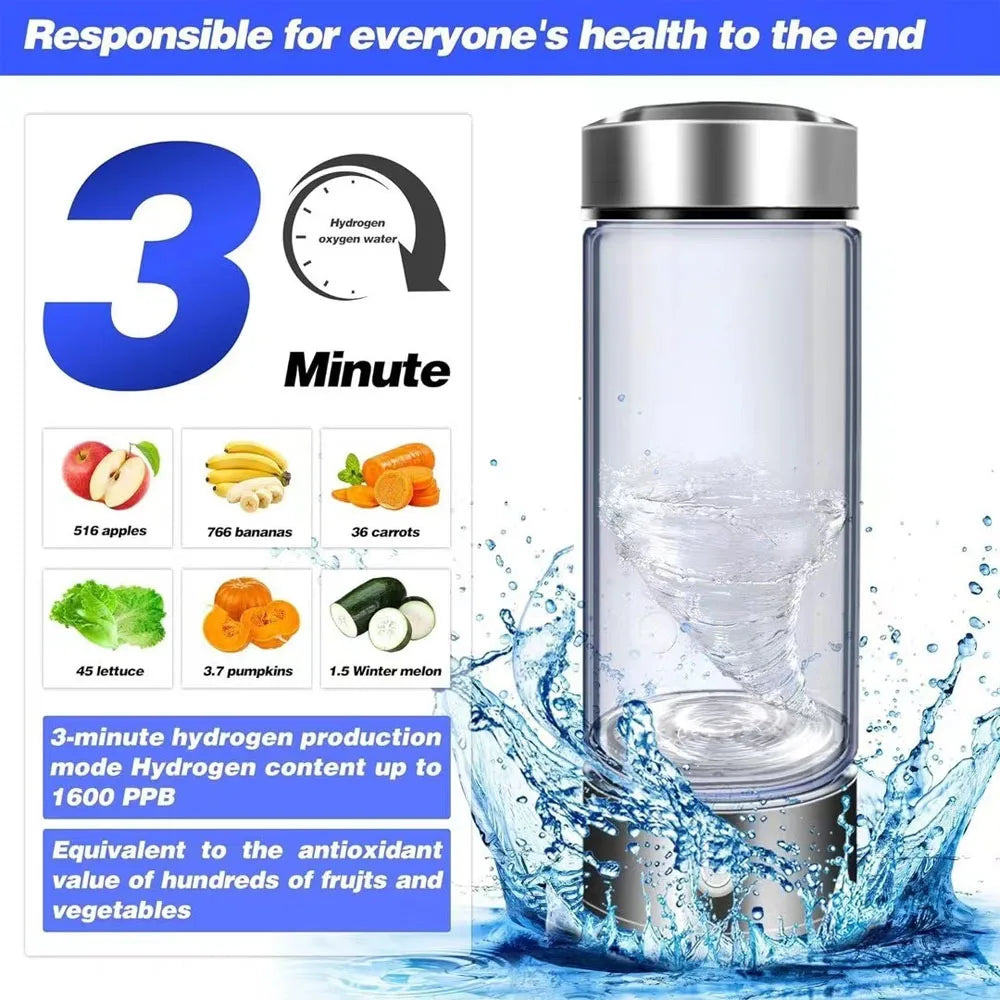 Hydrogen Generator Water Bottle